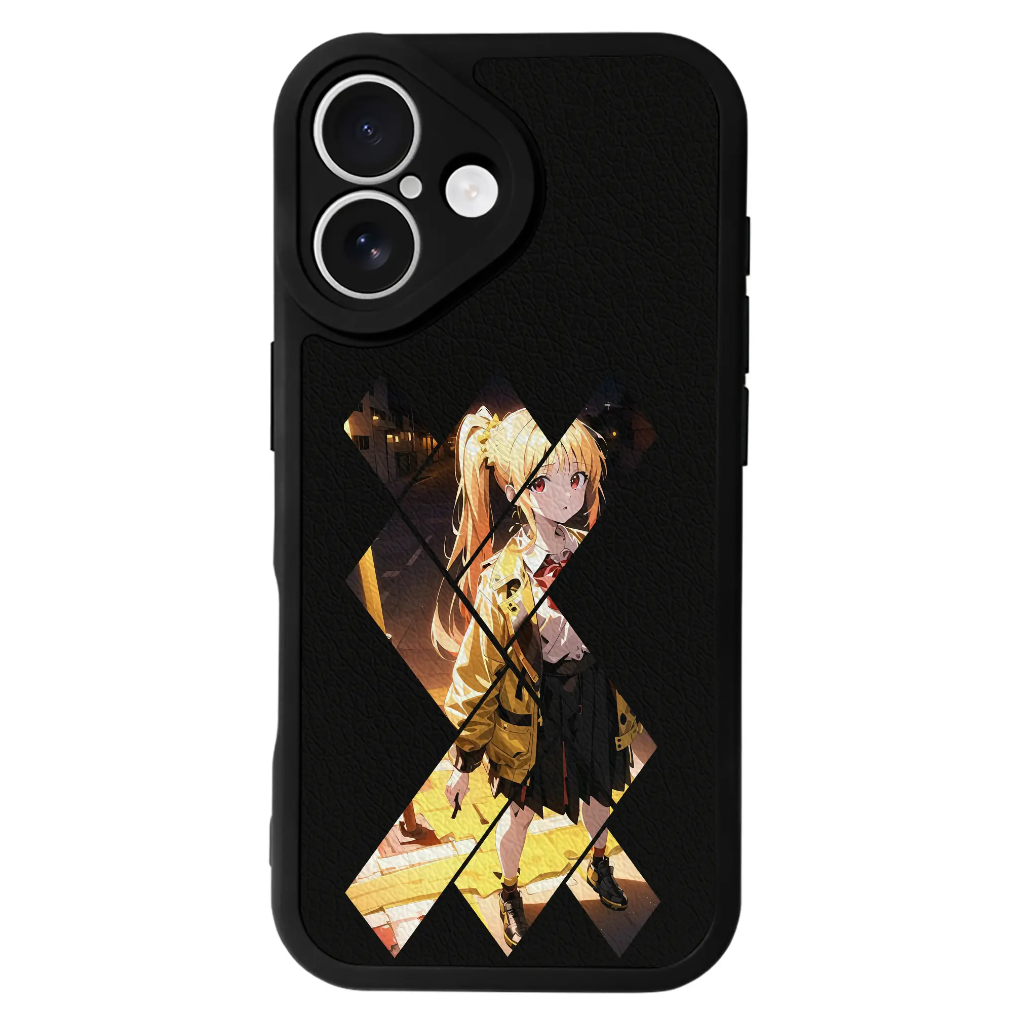 ぼっちざろっく！ グッズ,伊地知虹夏 - IPhone 16シリーズ対応 ・ シリコンスマホケース ・ レザー調 ・ 高精度フィット ・ 耐衝撃 ・ ワイヤレス充電対応 ・ 精密カット